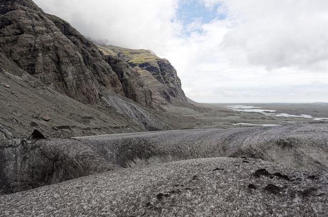 Breiðamerkurjökull glacier in south-east Iceland